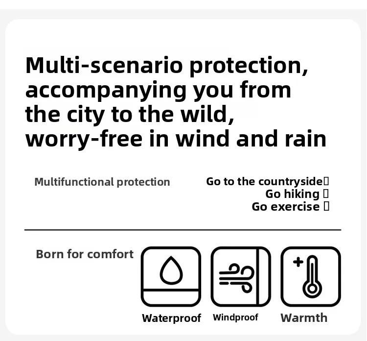 Empty Mountain Rain Hard Shell Windproof and Waterproof Functional Outdoor Three-in-One Hooded Mountaineering Jacket Men Women