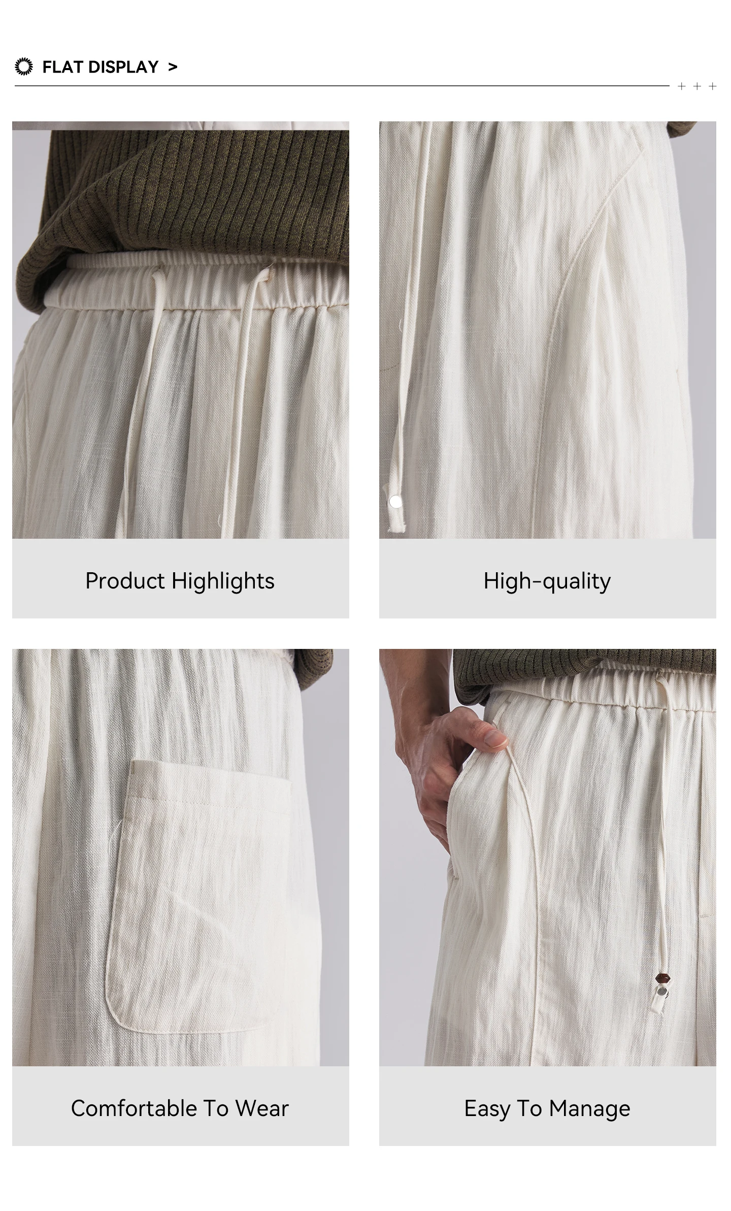 Fashion Men's Lyocell Cotton Linen Texture Shorts Old Money Style 2026 Summer Breathable Cool Feel 5 Inch Casual Pants