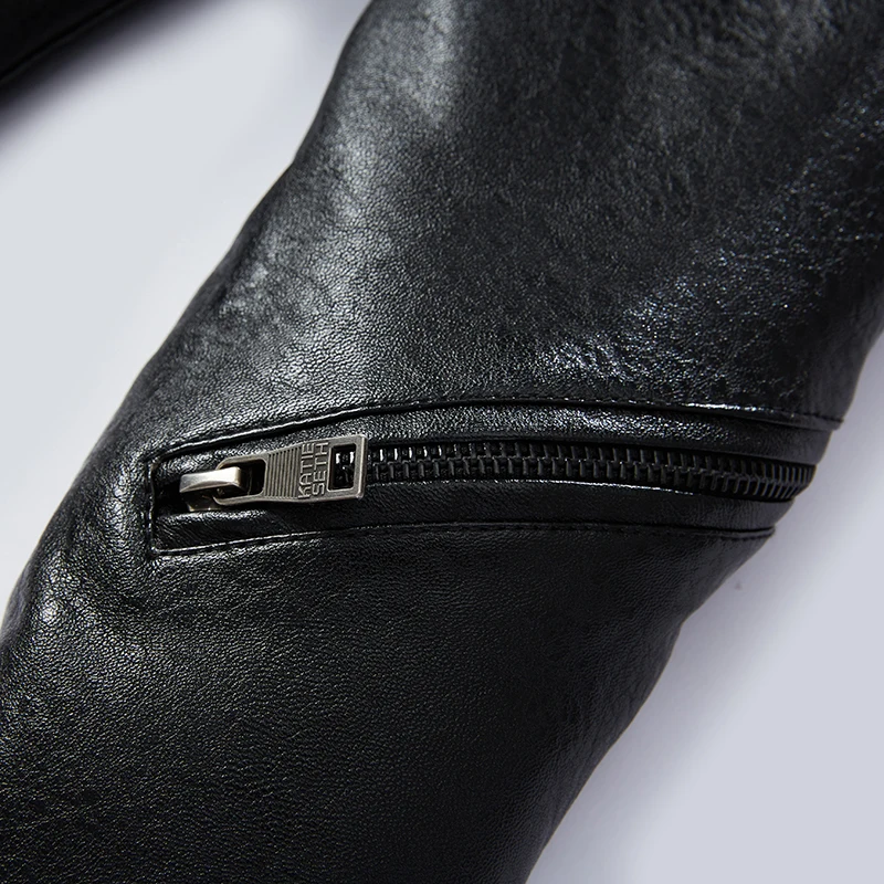 Men's Leather Jackets Autumn Casual Motorcycle PU Jacket Biker Leather Coats Brand Clothing EU Size