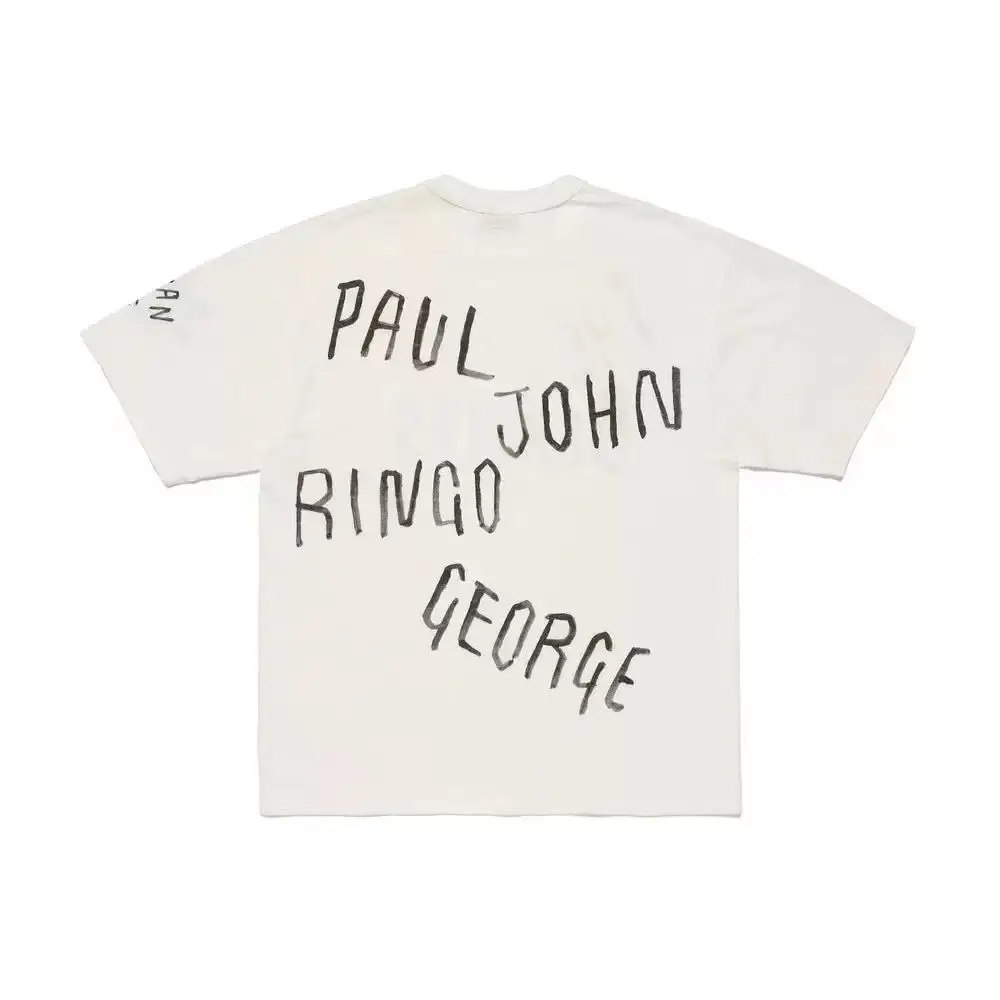 2026 Human Made Graphic Tee Slub Cotton Tubular Seamless Couple Matching Summer Casual