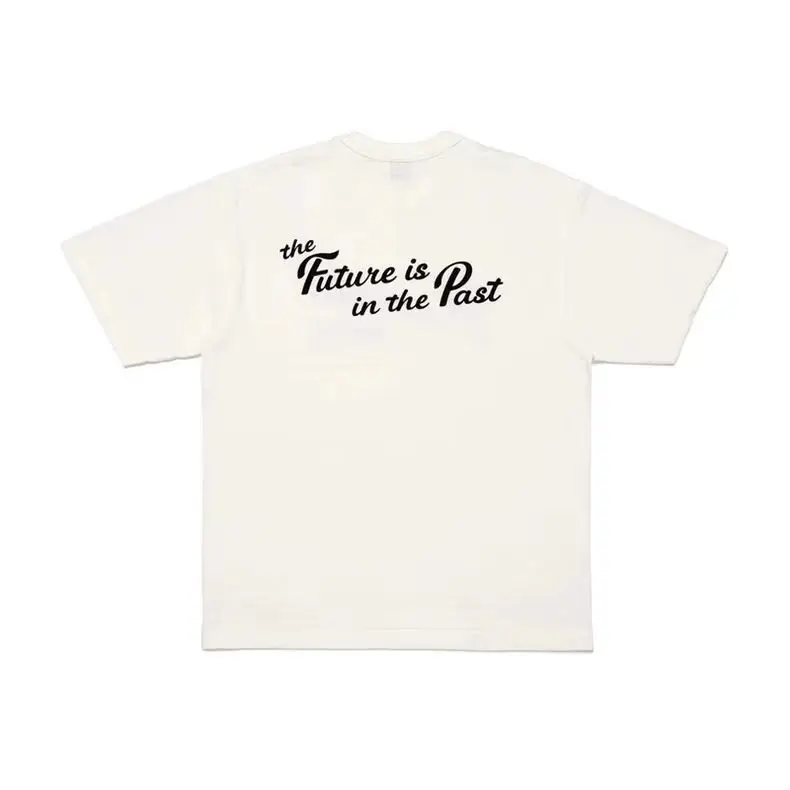 2026 Human Made Graphic Tee Slub Cotton Tubular Seamless Couple Matching Summer Casual