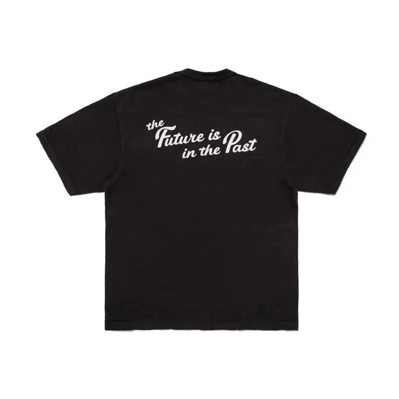 2026 Human Made Graphic Tee Slub Cotton Tubular Seamless Couple Matching Summer Casual