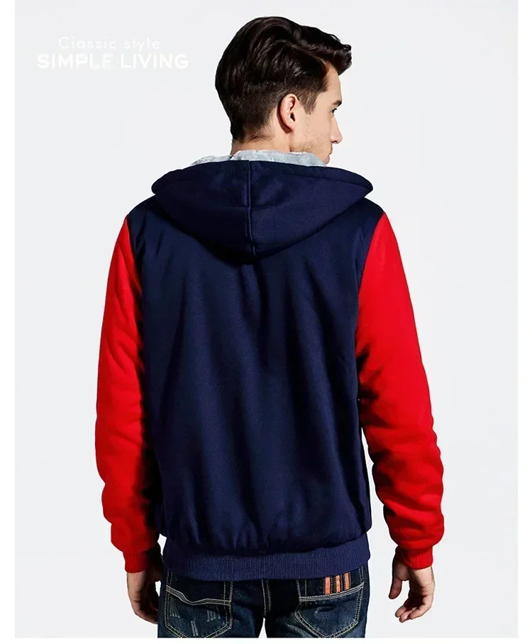NEW Men's pattern  jacket  Opel car logo for  coat winter casual zipper thicken sweatshirt fashion clothes men clothing32