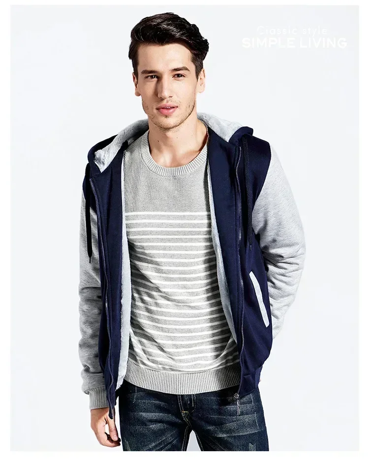 NEW Men's pattern  jacket  Opel car logo for  coat winter casual zipper thicken sweatshirt fashion clothes men clothing32