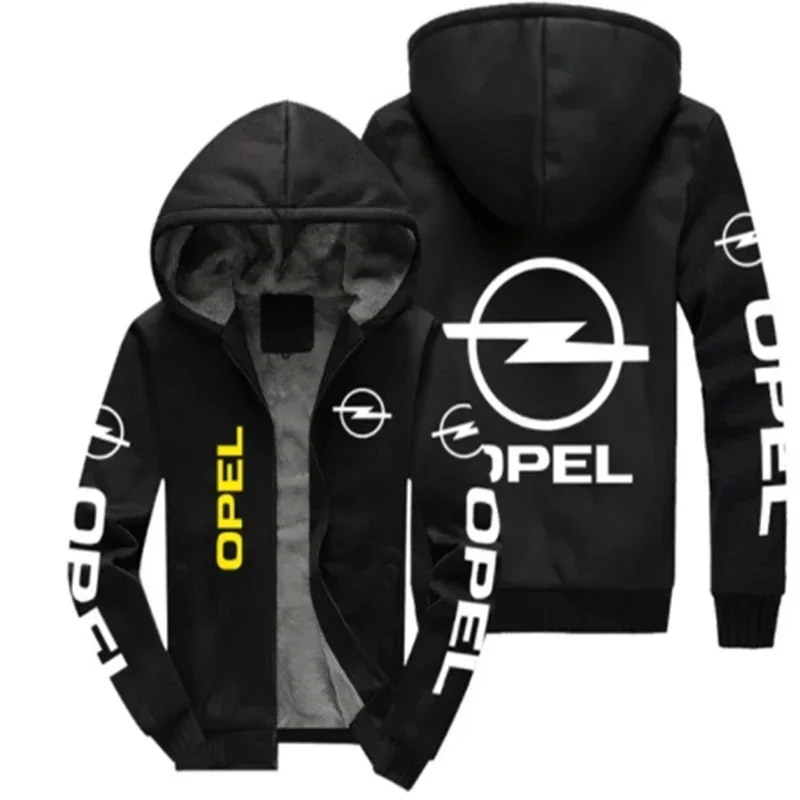 NEW Men's pattern  jacket  Opel car logo for  coat winter casual zipper thicken sweatshirt fashion clothes men clothing32
