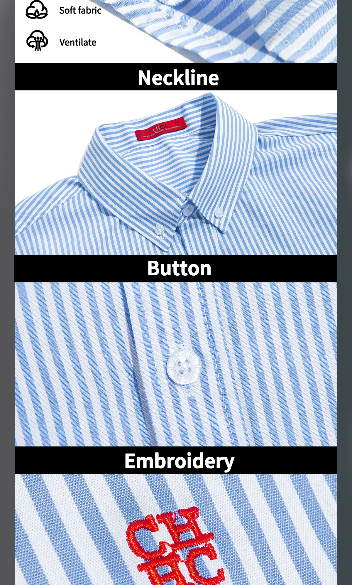 Men's Shirt Business Thin Stripe Design Classic Casual Men's Long Sleeved Blouses Elegant Commuting Single Breasted Men's Shirt