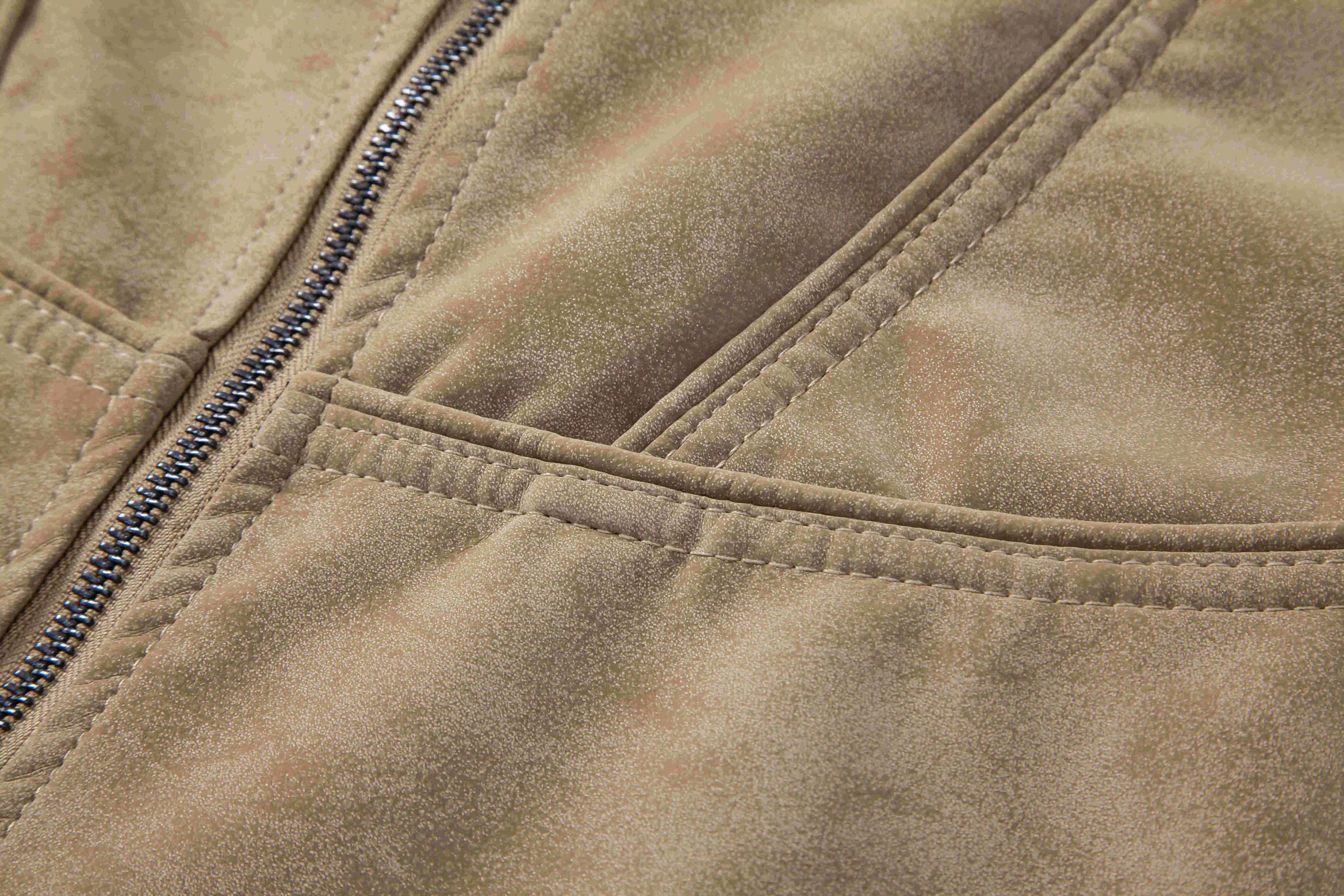 Men's Slim Fit Vintage Motorcycle Jacket Casual Long Sleeve Biker Coat Fitted Design for Fall Winter Plain Pattern