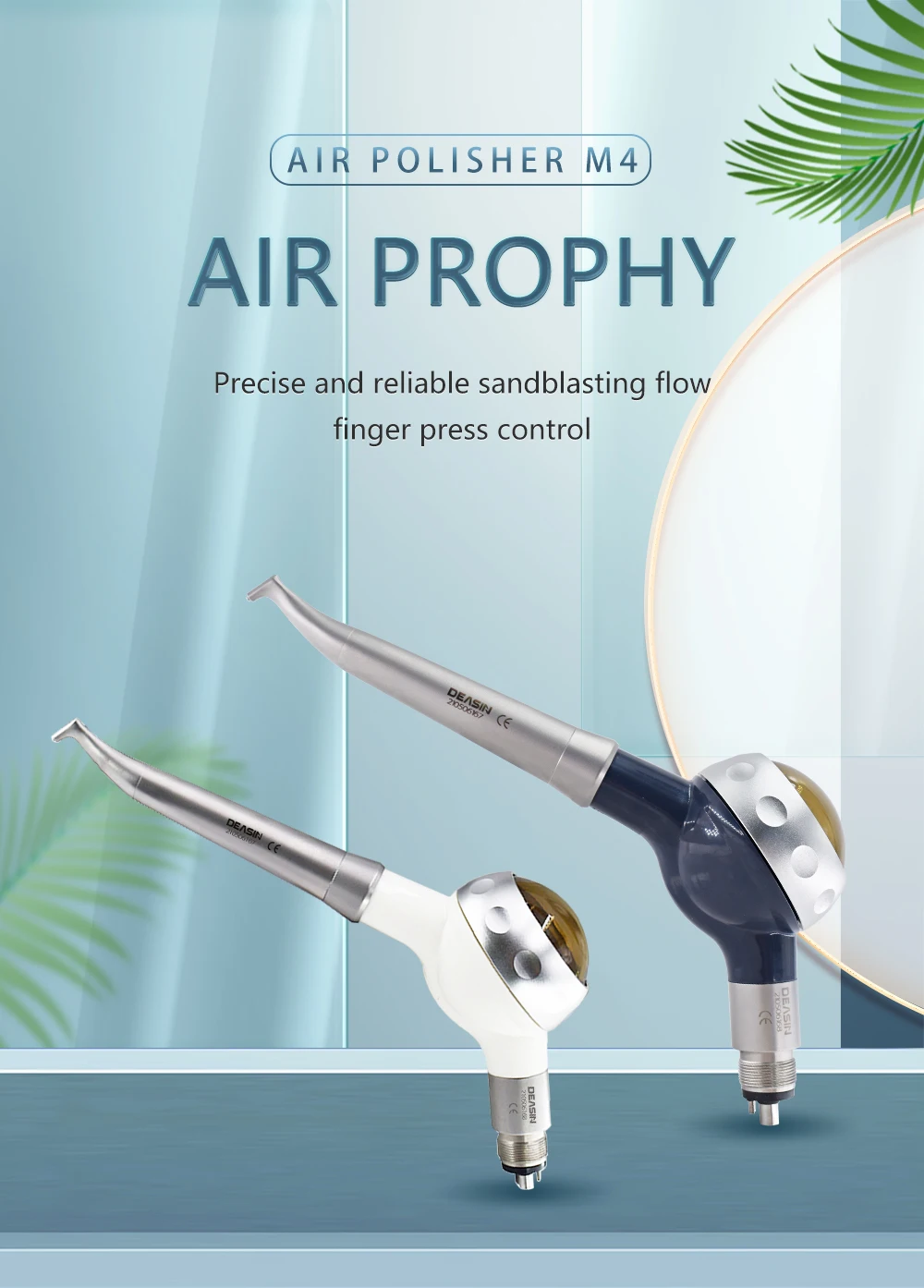 4 Hole Dental Air Polisher Abrasion Microetcher Sandblasting Sandblaster Teeth Polishing Air Prophy Dentistry Tools