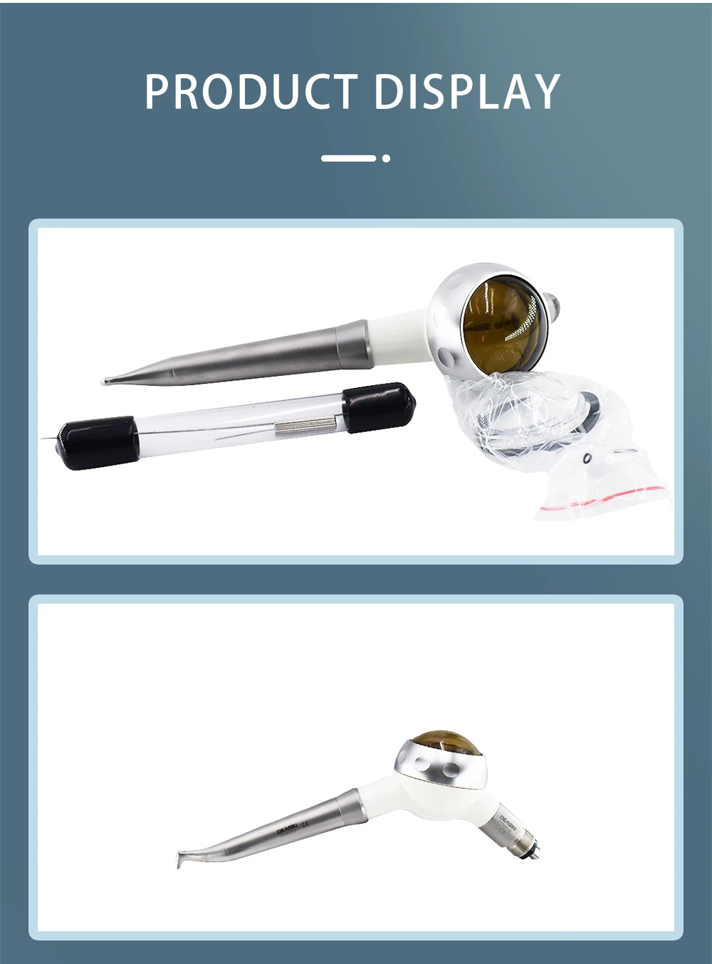 4 Hole Dental Air Polisher Abrasion Microetcher Sandblasting Sandblaster Teeth Polishing Air Prophy Dentistry Tools