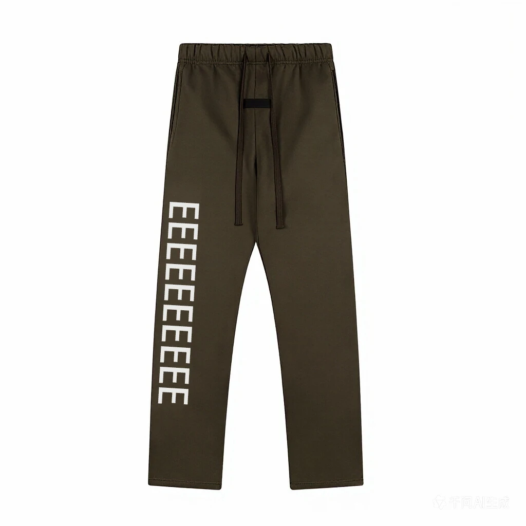 Men's Trousers Fw25, Luxurious Design with Side Accents, Velvet Trousers, Classic Style, Couple's Hip-Hop Straight-Leg Trousers