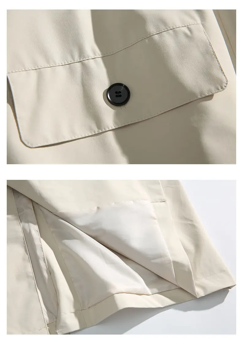 Cityboy Japanese Streetwear Vintage Outdoor Trenchcoat Men Loose Oversize Long Trench Coat Jacket Outerwear Autumn Clothing