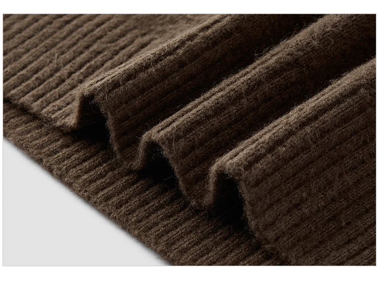 Semir Knitted Sweater Men Winter Faux Mink Fur Puppy Jacquard 2025 New Lazy American Retro Couple Outfit Men's Clothing