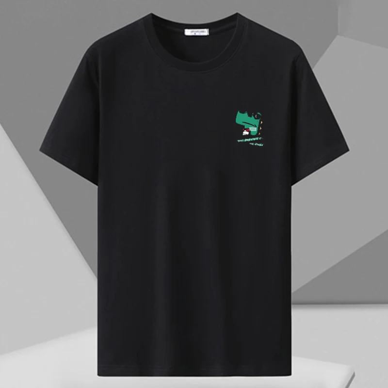 Men's Printed T-shirt Plus Size 110-180kg Loose Short Sleeve Tee Oversized Tops 5XL 6XL 7XL Big Size Men Clothing 티셔츠 Camiseta
