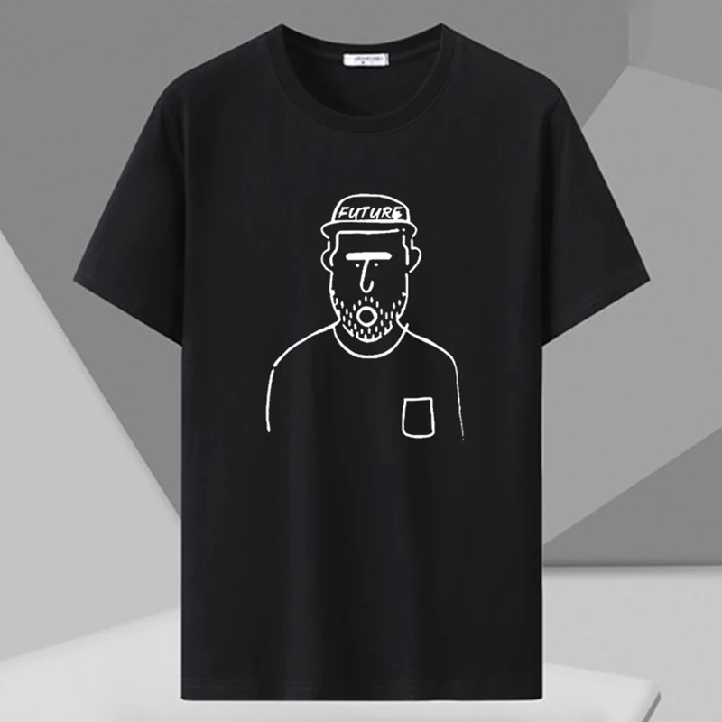 Men's Printed T-shirt Plus Size 110-180kg Loose Short Sleeve Tee Oversized Tops 5XL 6XL 7XL Big Size Men Clothing 티셔츠 Camiseta