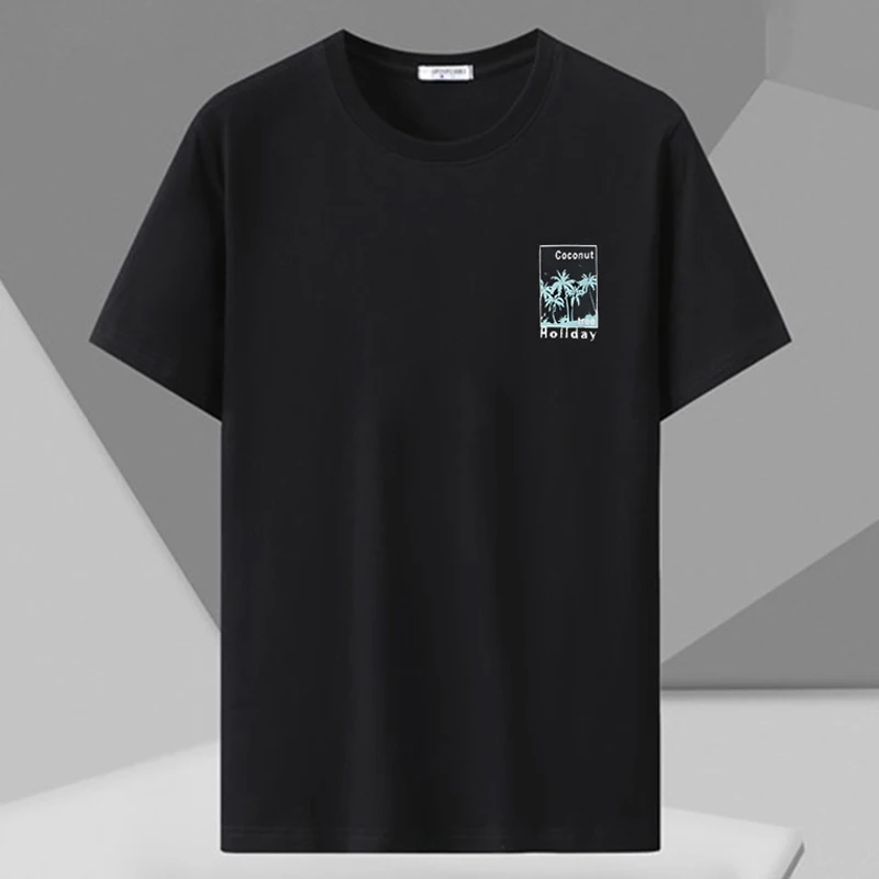 Men's Printed T-shirt Plus Size 110-180kg Loose Short Sleeve Tee Oversized Tops 5XL 6XL 7XL Big Size Men Clothing 티셔츠 Camiseta