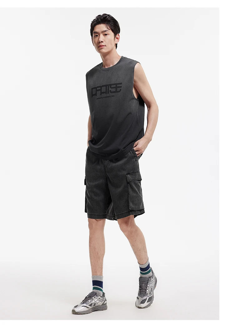 Semir Mens Denim Shorts 2026 Loose Workwear Style Lightweight Casual Outdoor Soft Daily Wear