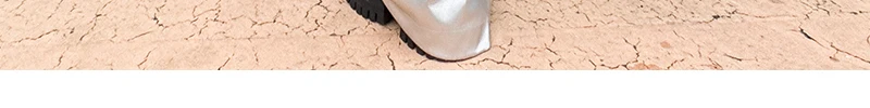 Silver Leather Pant Men Streetwear Fashion Hip Hop Loose Casual Leather Cargo Pants Trousers Stage Clothes Performance Costume