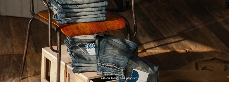 Fashion Designer Men Jeans High Quality Retro Washed Elastic Stretch Slim Fit Ripped Jeans Men Vintage Casual Denim Pants Hombre