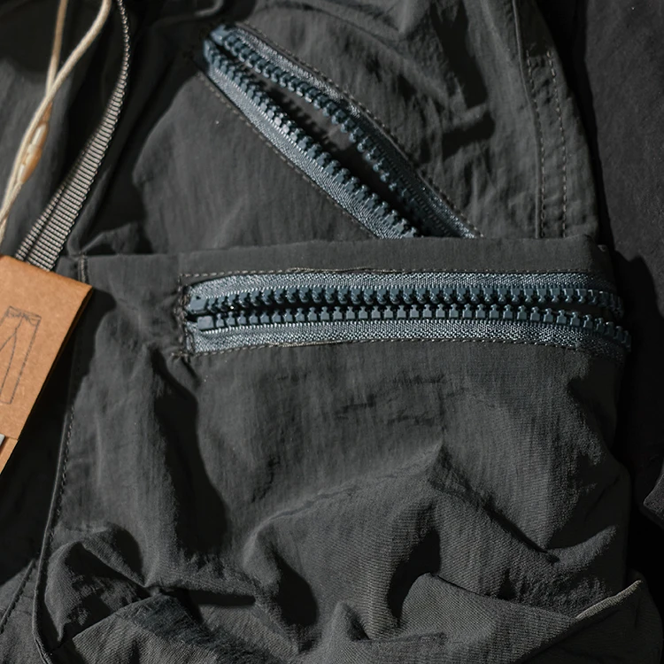 Summer loose-fitting cargo shorts men's fashion brand INS casual pants multi-pocket quick-dry outline outdoor pants