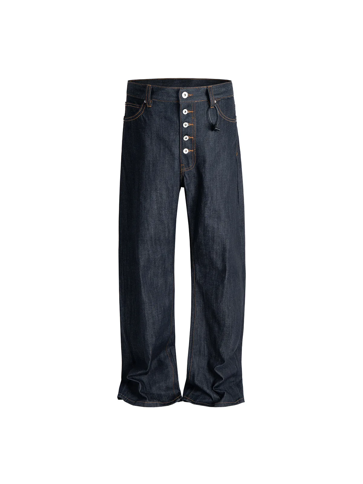 MIJKO BootCut Original Jeans Wide Leg Trousers Straight Button Design ZJ124