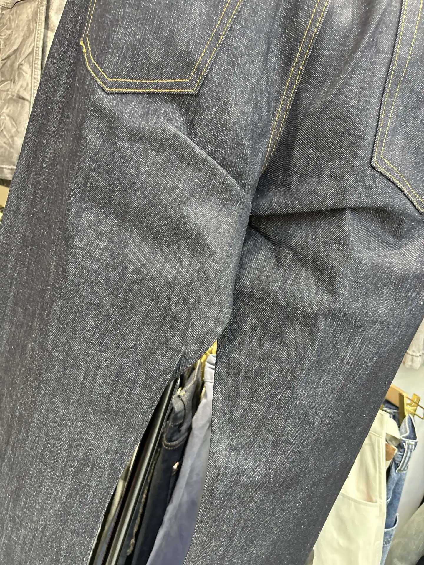 MIJKO BootCut Original Jeans Wide Leg Trousers Straight Button Design ZJ124