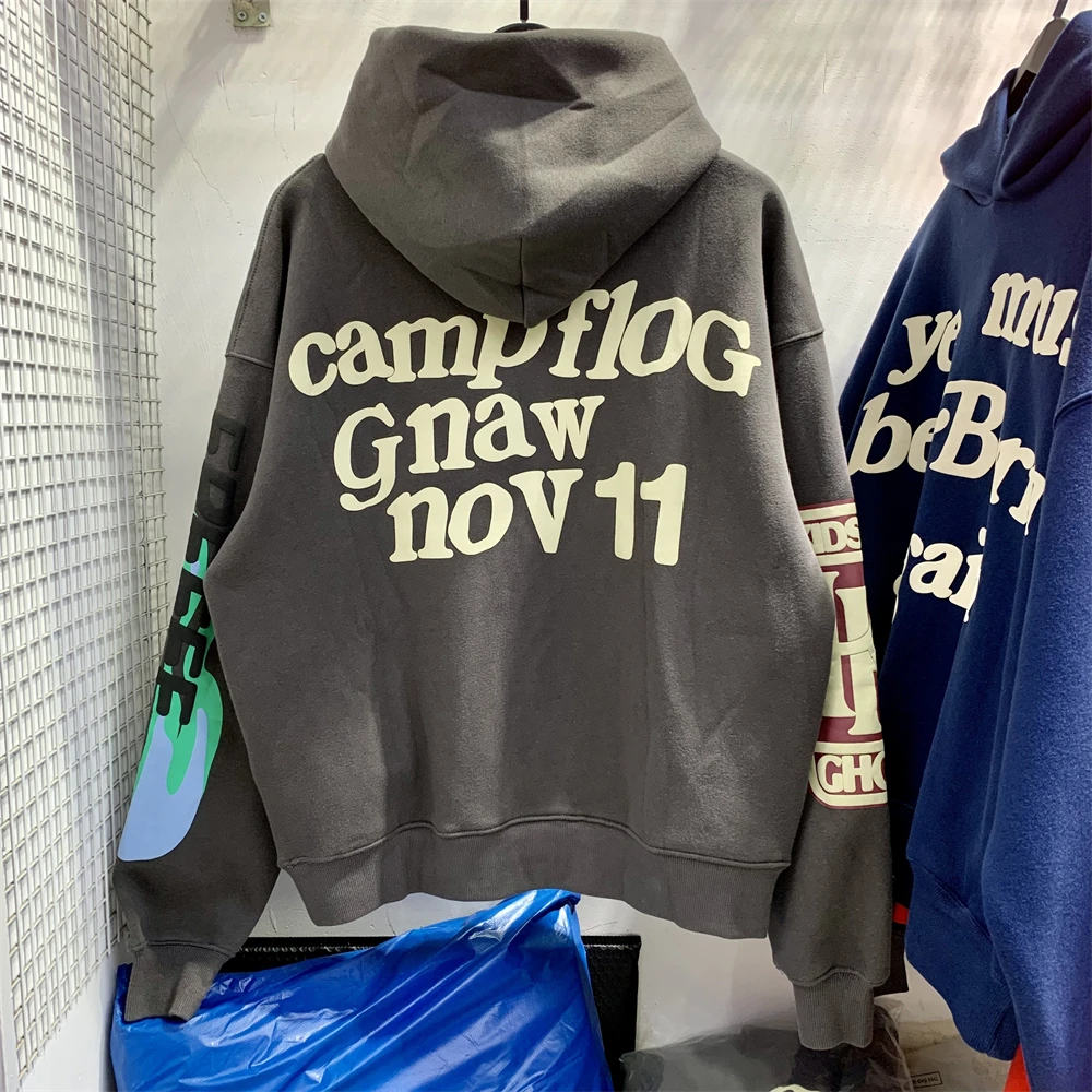 Vintage CPFM Kids See Ghosts FREEEE Hoodie Men Women Puff Print Sweatshirts Oversize Pullovers Hooded