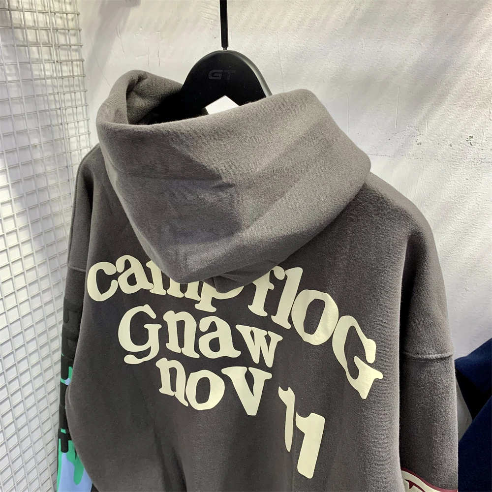 Vintage CPFM Kids See Ghosts FREEEE Hoodie Men Women Puff Print Sweatshirts Oversize Pullovers Hooded