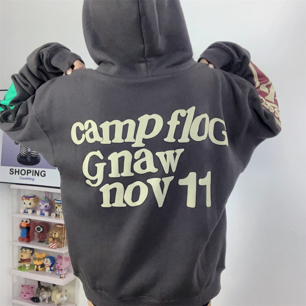 Vintage CPFM Kids See Ghosts FREEEE Hoodie Men Women Puff Print Sweatshirts Oversize Pullovers Hooded