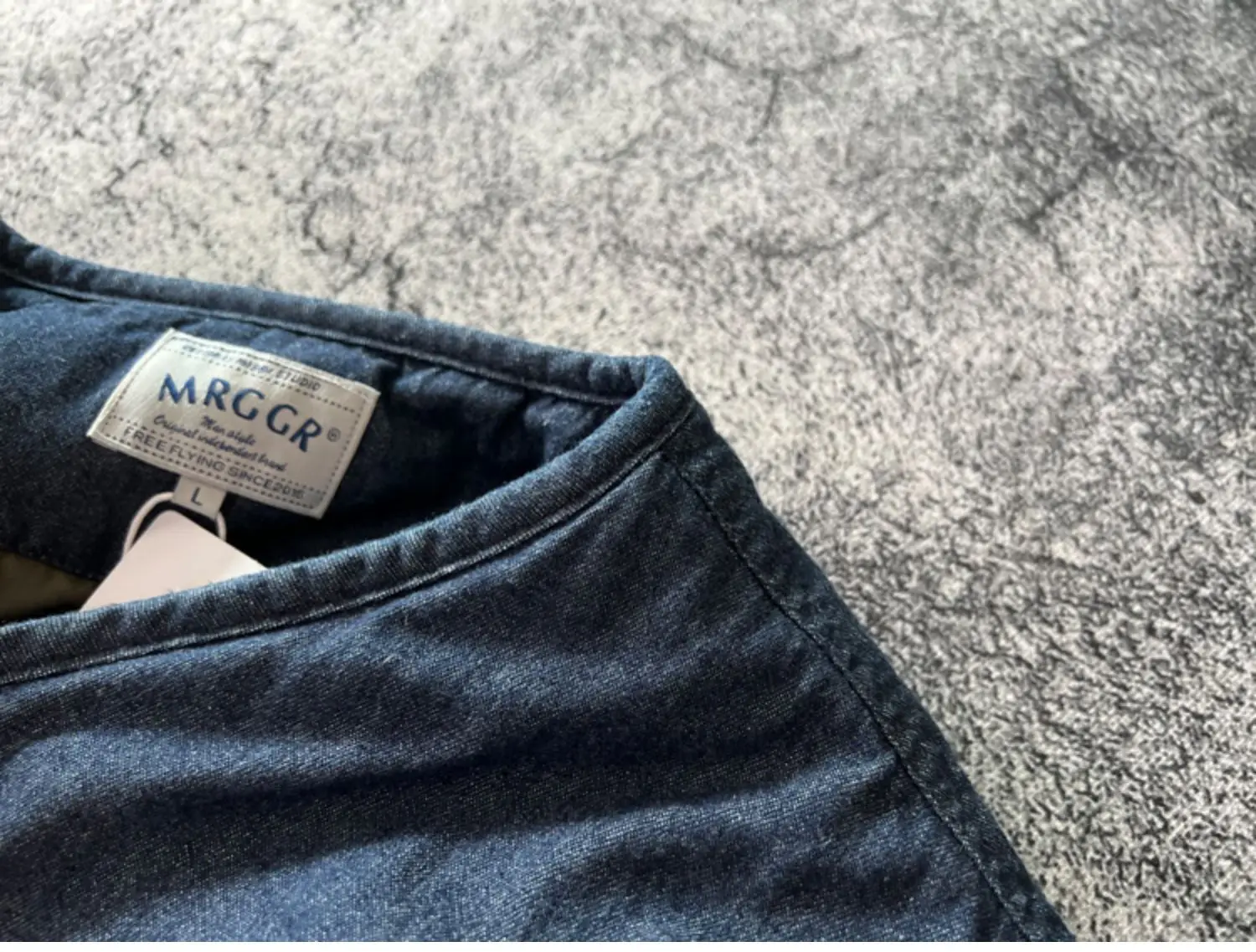 Japanese Retro Style Thickened Warm Autumn Winter Stand Up Collar Jackets Casual Versatile Denim Cotton Padded Coats for Men