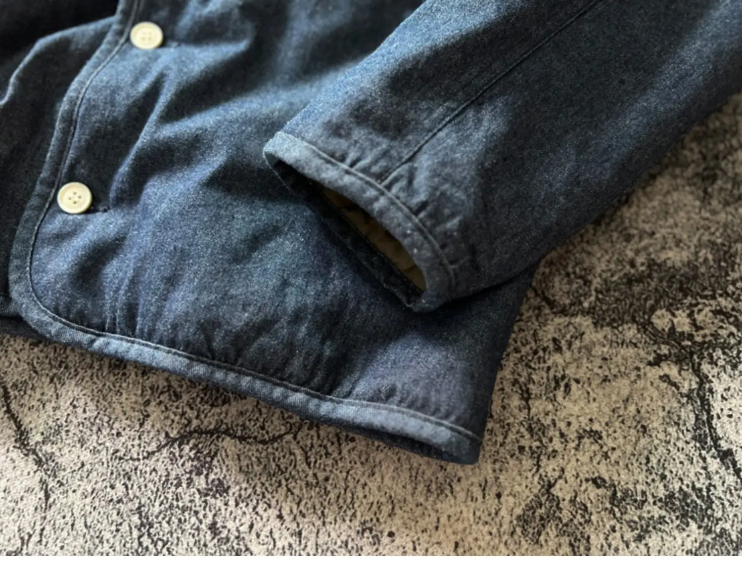 Japanese Retro Style Thickened Warm Autumn Winter Stand Up Collar Jackets Casual Versatile Denim Cotton Padded Coats for Men