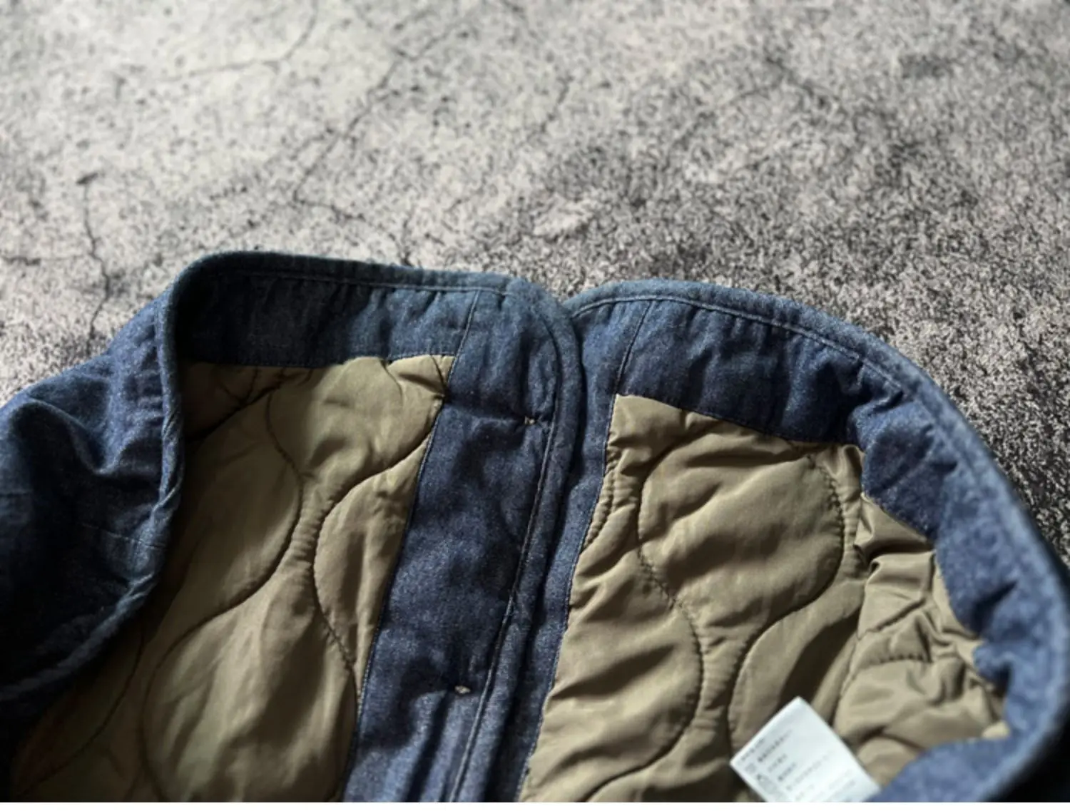 Japanese Retro Style Thickened Warm Autumn Winter Stand Up Collar Jackets Casual Versatile Denim Cotton Padded Coats for Men