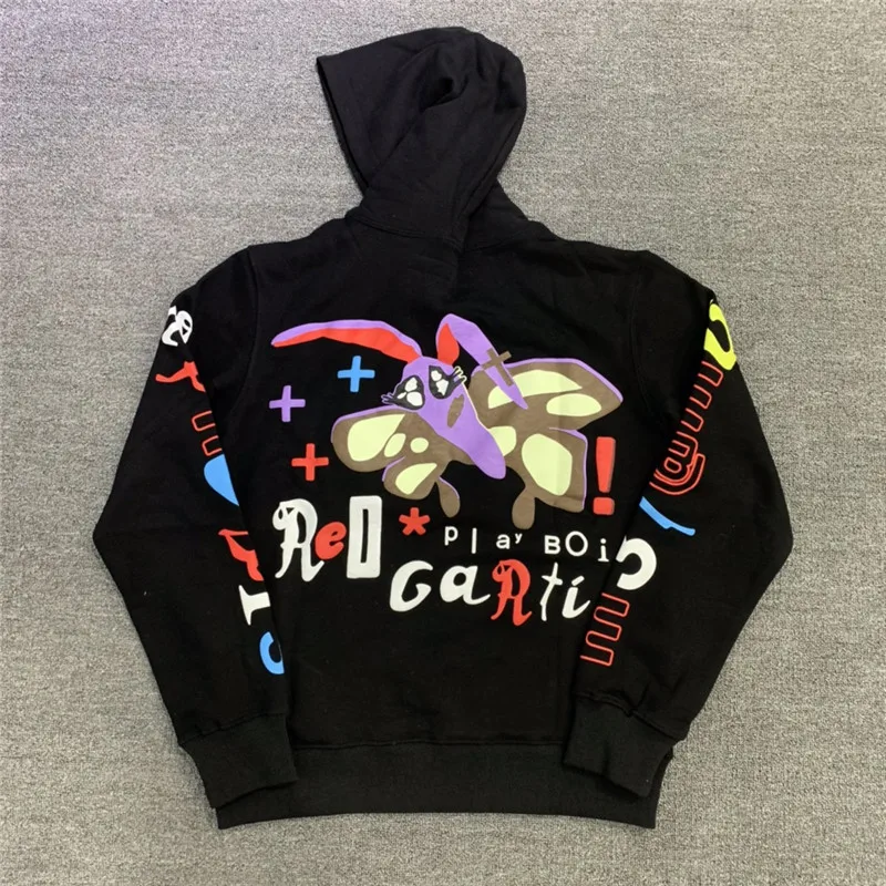 Foaming Printing CPFM.XYZ FOR MOTM III I AM CURIOUS Hoodie Men Women 1:1 High-Quality Oversize Pullovers Foam Print Hoody