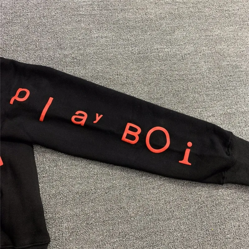 Foaming Printing CPFM.XYZ FOR MOTM III I AM CURIOUS Hoodie Men Women 1:1 High-Quality Oversize Pullovers Foam Print Hoody