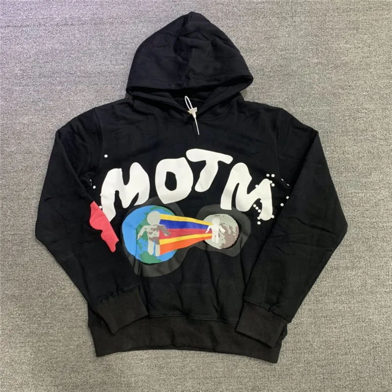 Foaming Printing CPFM.XYZ FOR MOTM III I AM CURIOUS Hoodie Men Women 1:1 High-Quality Oversize Pullovers Foam Print Hoody