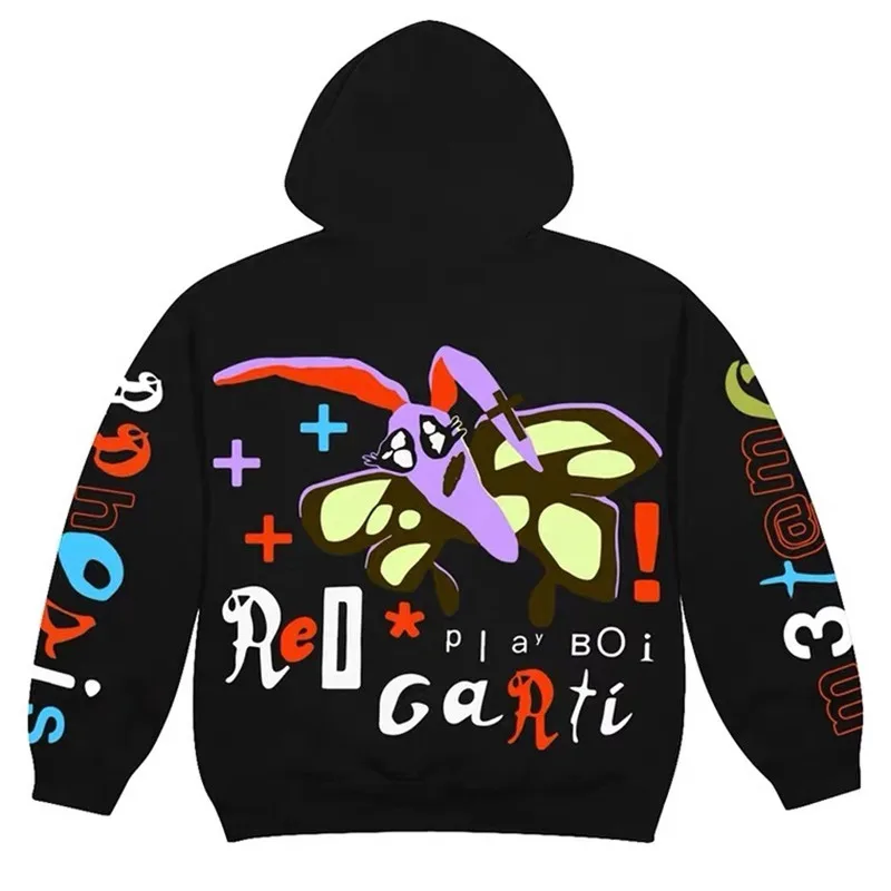 Foaming Printing CPFM.XYZ FOR MOTM III I AM CURIOUS Hoodie Men Women 1:1 High-Quality Oversize Pullovers Foam Print Hoody