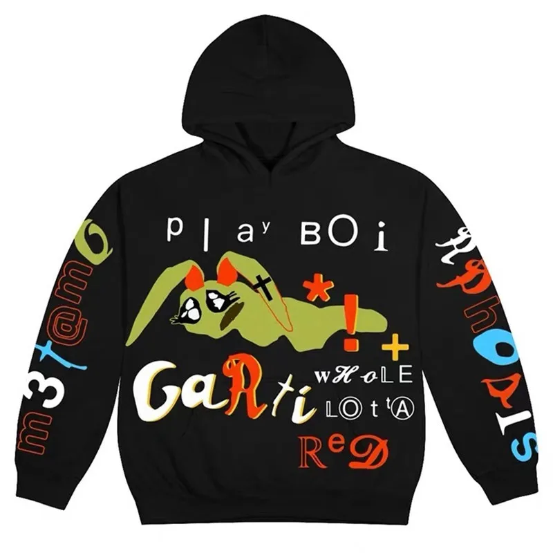 Foaming Printing CPFM.XYZ FOR MOTM III I AM CURIOUS Hoodie Men Women 1:1 High-Quality Oversize Pullovers Foam Print Hoody