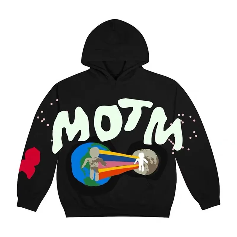 Foaming Printing CPFM.XYZ FOR MOTM III I AM CURIOUS Hoodie Men Women 1:1 High-Quality Oversize Pullovers Foam Print Hoody