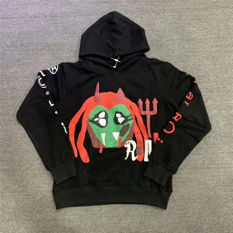 Foaming Printing CPFM.XYZ FOR MOTM III I AM CURIOUS Hoodie Men Women 1:1 High-Quality Oversize Pullovers Foam Print Hoody