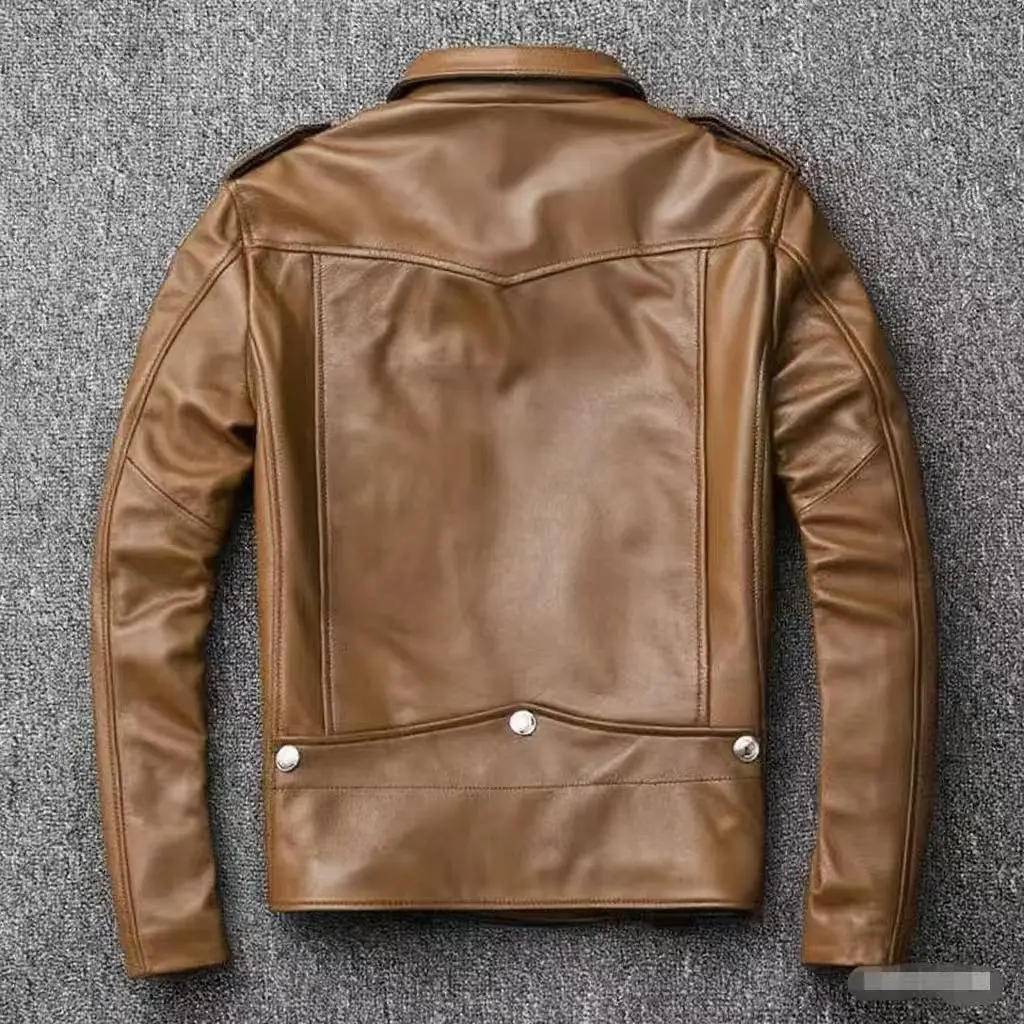 Men's Autumn Winter PU Leather Jacket, Motorcycle Biker Style Faux Leather Coat, Factory Direct Sales Casual Outerwear for Men