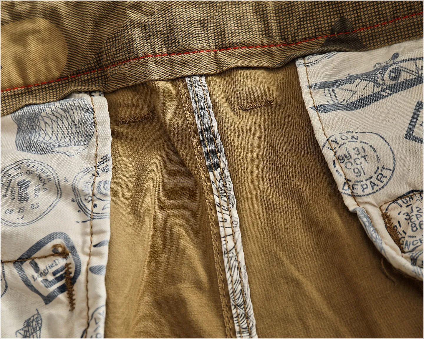 Autumn New American Retro Comfortable Camouflage Stretch Cargo Pants Men's Fashion Loose Multi-pocket Straight Casual Trousers