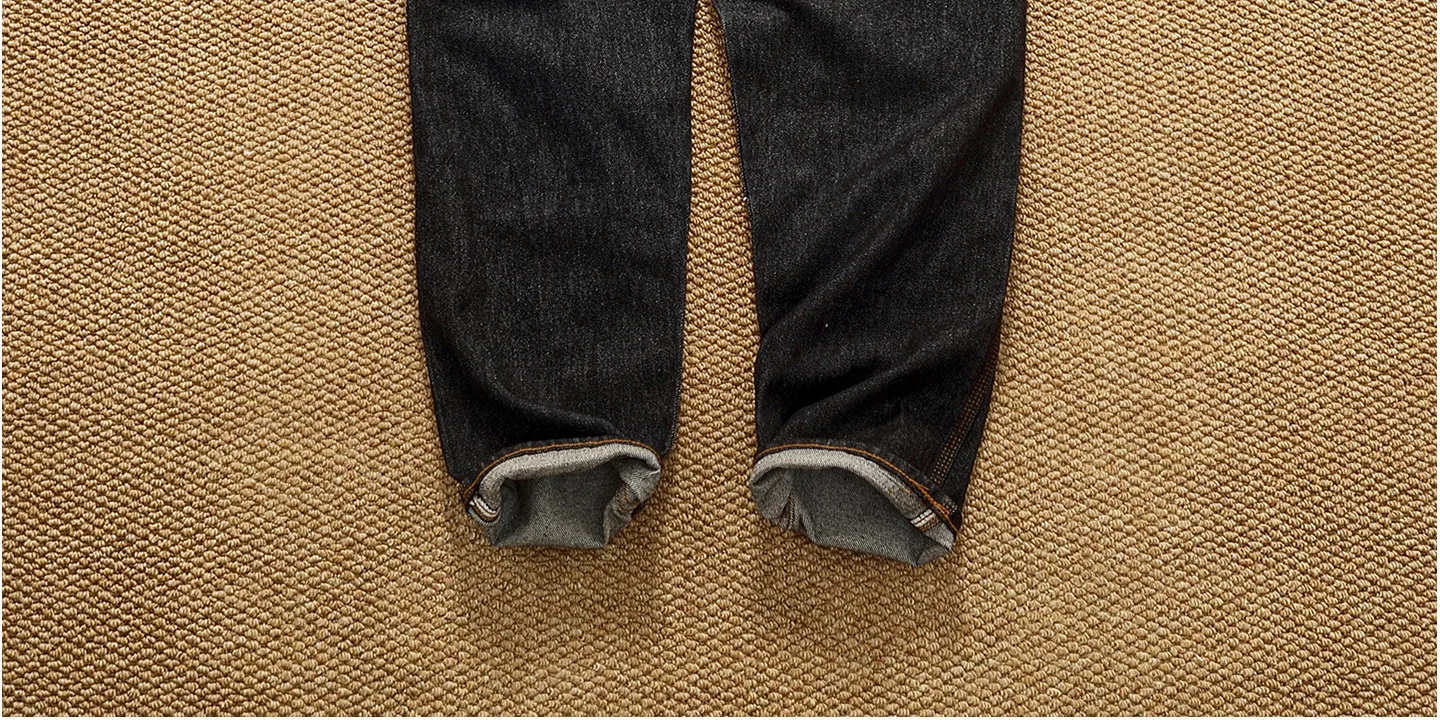 2025 Autumn New American Retro Heavyweight 3D cutting High-end Comfort Denim Men's Fashion Washed Straight Casual Tapered Jeans
