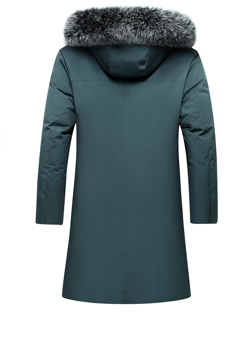 2025 winter new down jacket hooded jacket for couples, fashionable and casual, loose and versatile top, mid to long men's style