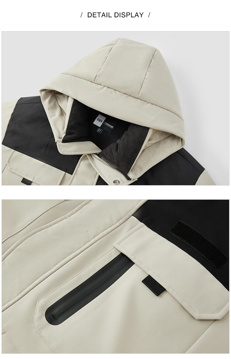 Semir Goose Down Jacket Men Waterproof Windproof Thermal Hooded Thickened 2026inter Man Clothing