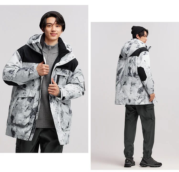 Semir Goose Down Jacket Men Waterproof Windproof Thermal Hooded Thickened 2026inter Man Clothing