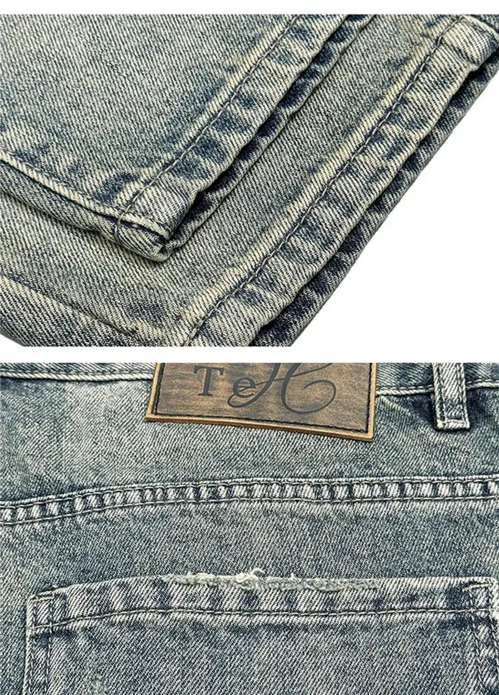 High Quality Streetwear Ragged Patch Embroidery Ripped Jeans For Men Fashion Men Clothing Distressed Denim Pants Male Trousers