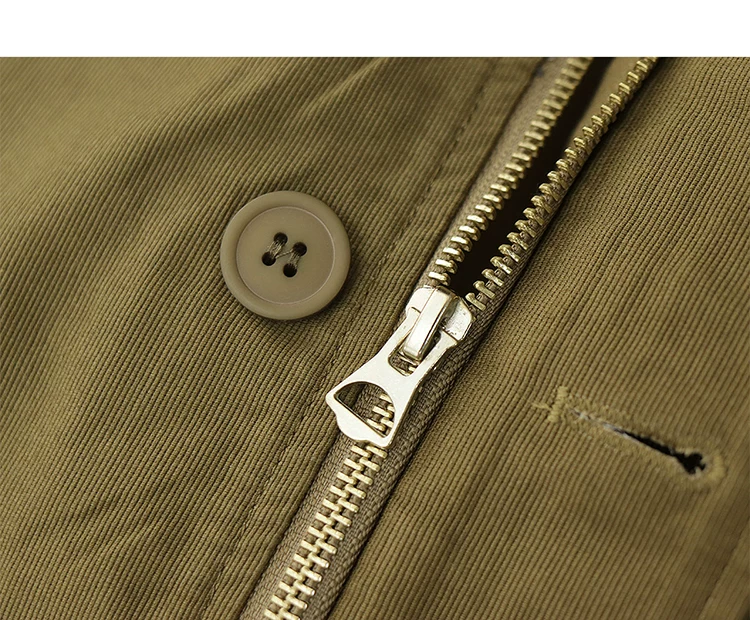4603# 2024 Spring and Autumn New American Retro 11.5OZ Casual N1 Deck Jacket Men's Simple 100% Cotton Locomotive Cargo Coat