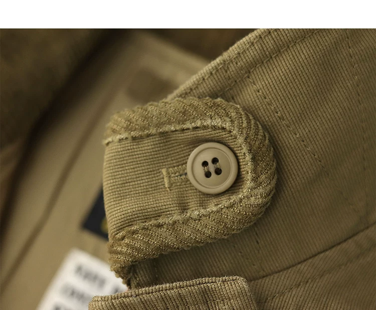 4603# 2024 Spring and Autumn New American Retro 11.5OZ Casual N1 Deck Jacket Men's Simple 100% Cotton Locomotive Cargo Coat
