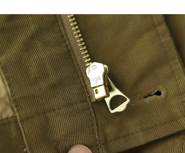4603# 2024 Spring and Autumn New American Retro 11.5OZ Casual N1 Deck Jacket Men's Simple 100% Cotton Locomotive Cargo Coat
