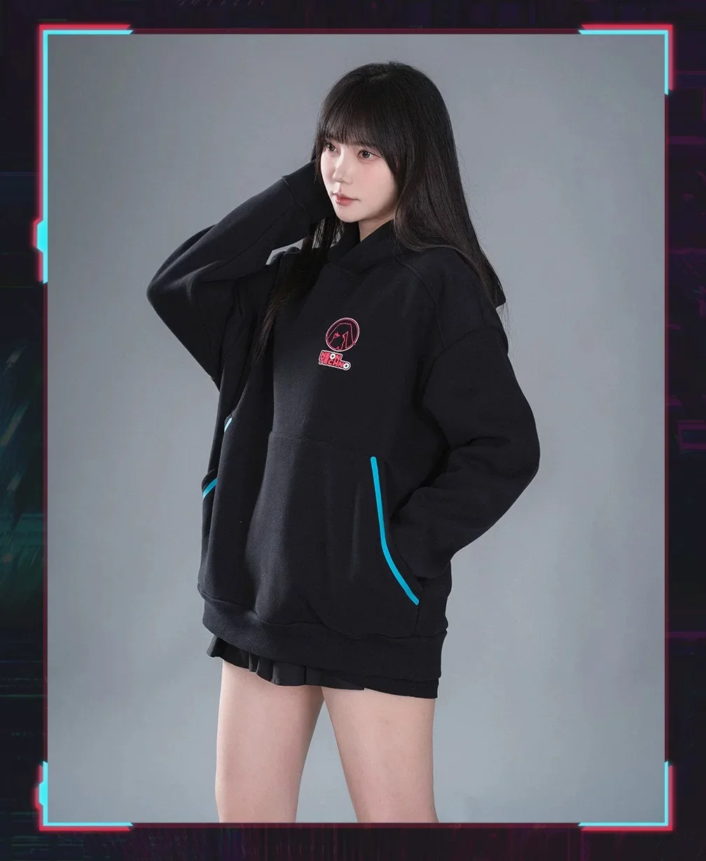 Moeyu Hatsune Miku Hooded Sweatshirt Women Jackets T-shirt for Men Anime Vocaloid Cosplay Costume Casual Hoody Ita Clothing