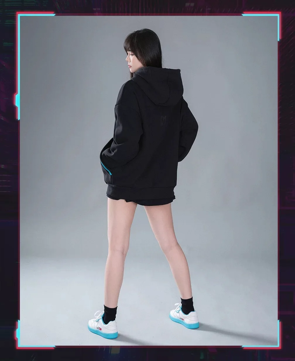 Moeyu Hatsune Miku Hooded Sweatshirt Women Jackets T-shirt for Men Anime Vocaloid Cosplay Costume Casual Hoody Ita Clothing